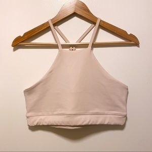 Threads 4 Thought Pale Pink Halter Sports Bra